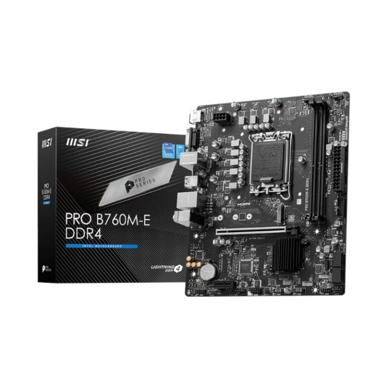 MSI PRO B760M-E DDR4 Intel LGA1700 mATX Motherboard - Image 2