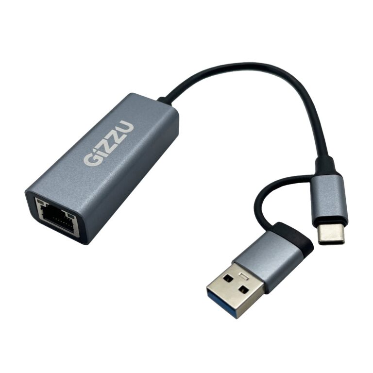 Gizzu High Speed Type-C/A to Gigabit Adapter Poly - Image 2