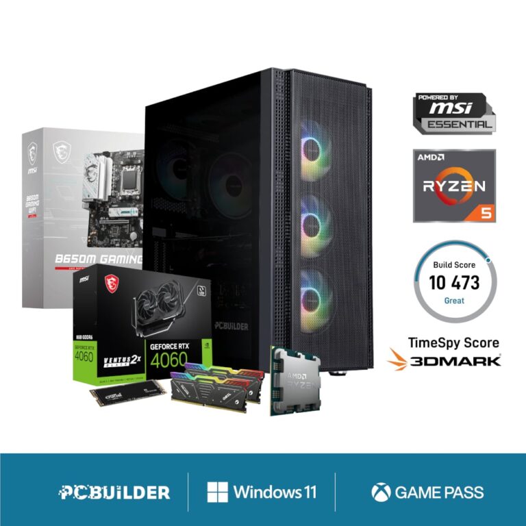 PCBuilder AMD Ryzen 5 7600 SPECIALIST Windows 11 Gaming PC - Image 2